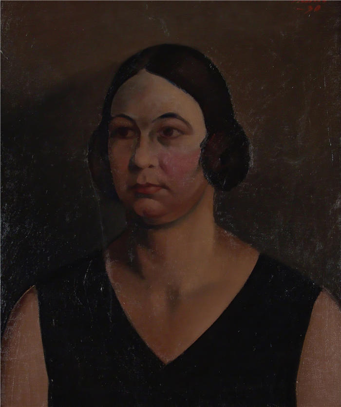 伊尔马里·阿尔托（Ilmari Aalto）作品-一个女人的肖像（Lönngren 夫人）（1930 年）