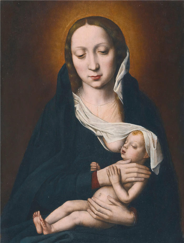 安布罗修斯·本森（Ambrosius Benson ，荷兰，1519-1550）作品-圣母子