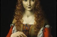 乔瓦尼·安东尼奥·博塔费奥 (giovanni antonio boltraffio，意大利)作品-樱桃女孩（也归功于 Giovanni Ambrogio de Predis）
