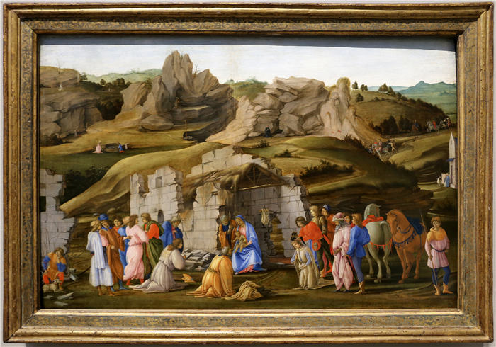 菲利皮诺·利皮（Filippino Lippi）作品-魔法师的崇拜