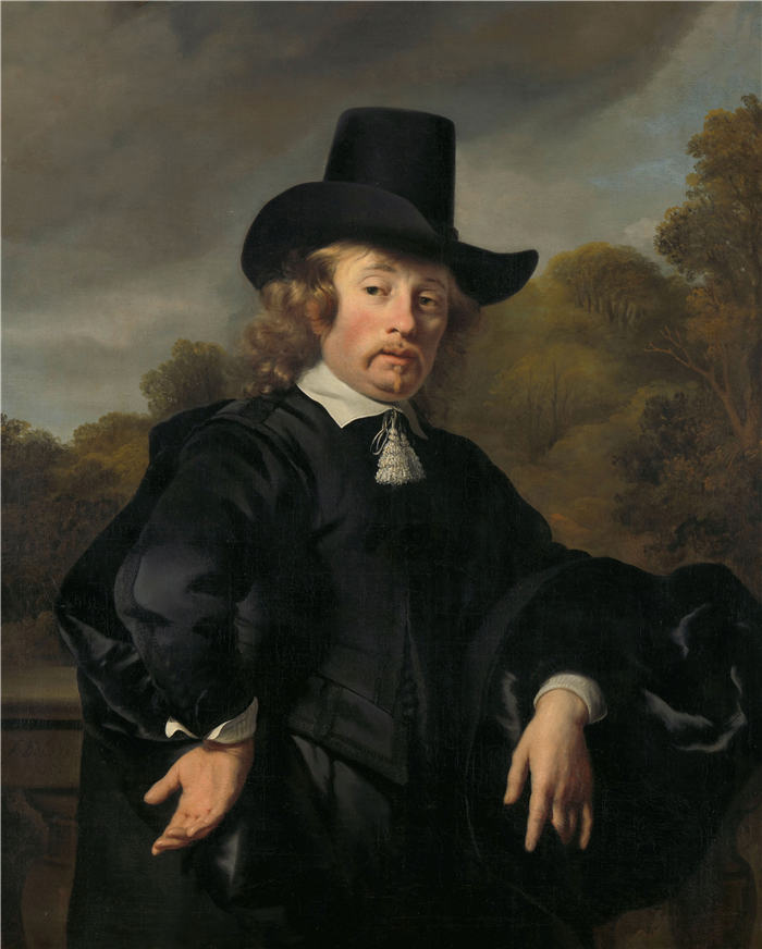 费迪南德·波尔（Ferdinand Bol，荷兰）作品-Roelof Meulenaer 的肖像（1650 年）