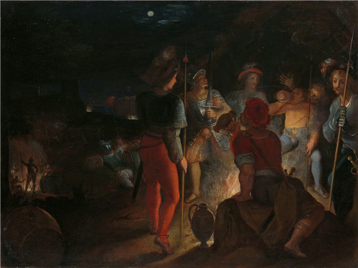 奥托·范·维恩（Otto van Veen，佛兰芒，1556 - 1629 年）作品-巴达维亚人围攻维泰拉的罗马军团 (1600 - 1613)