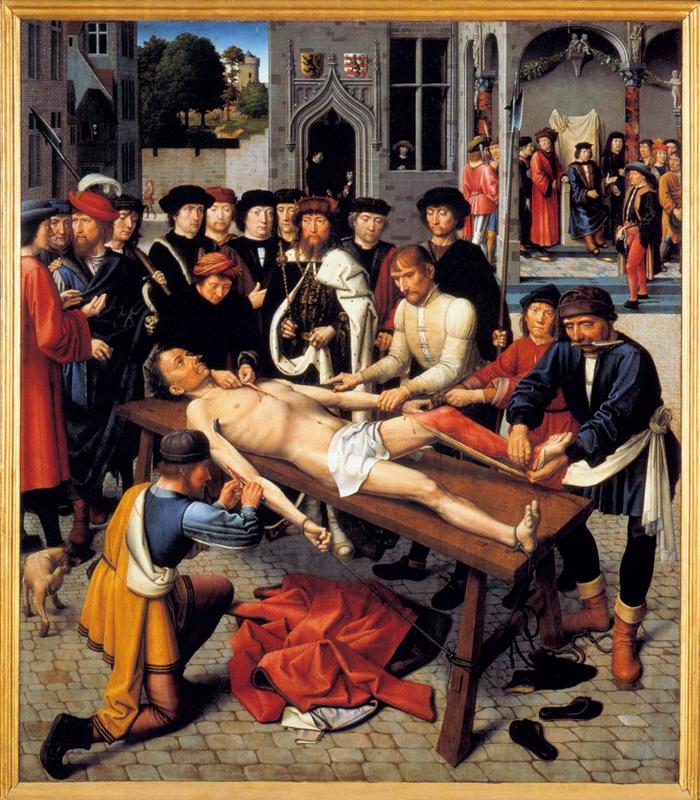 杰拉德·大卫(Gerard David ,荷兰)作品-腐败法官西萨姆内斯的剥皮