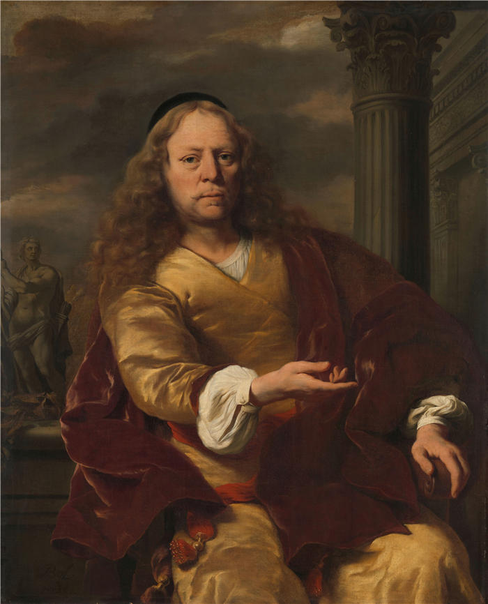 费迪南德·波尔（Ferdinand Bol，荷兰）作品-男人的肖像（1663）