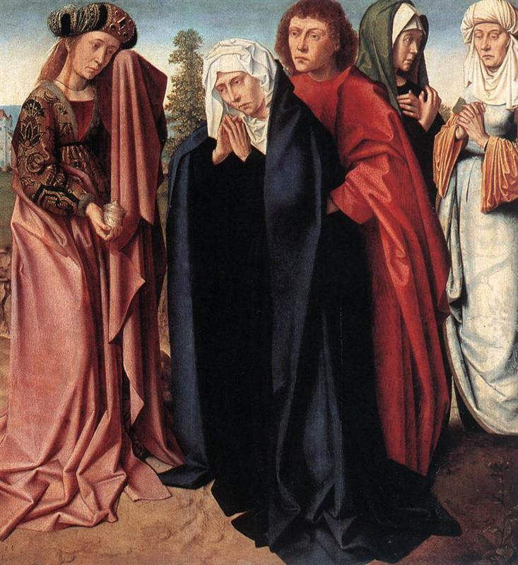 杰拉德·大卫(Gerard David ,荷兰)作品-各各他的圣女和圣约翰