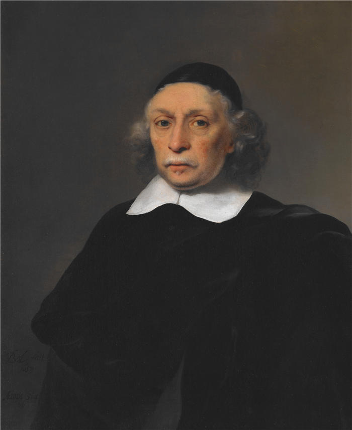 费迪南德·波尔（Ferdinand Bol，荷兰）作品-学者肖像（1659）