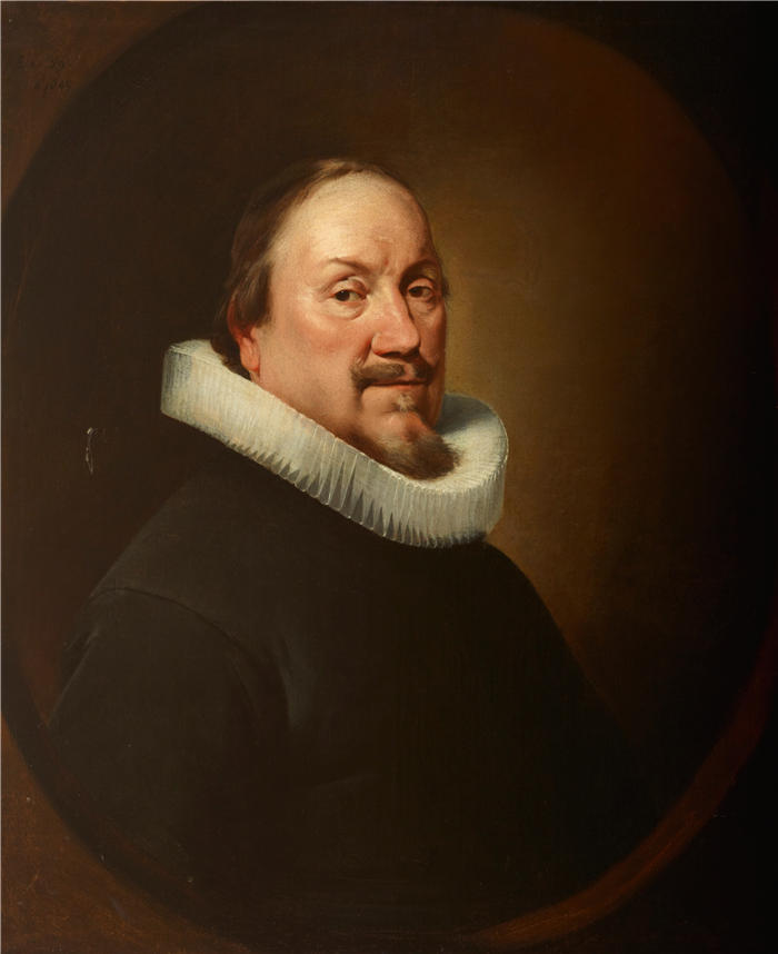 费迪南德·波尔（Ferdinand Bol，荷兰）作品-一个男人的肖像（1649）