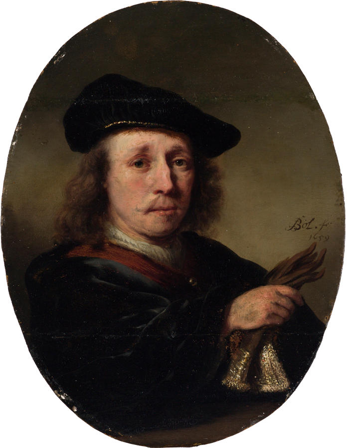 费迪南德·波尔（Ferdinand Bol，荷兰）作品-男人的肖像（1659）
