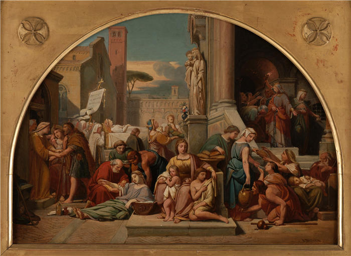 让-路易·贝扎尔（Jean-Louis Bezard，法国，1799–1881）作品-慈悲七作品（1844-1848）
