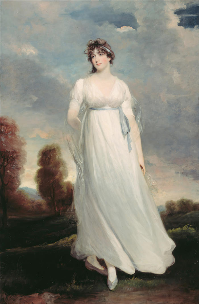 约翰·霍普纳（John Hoppner）作品-多丁夫人（1803 年至 1804 年间）