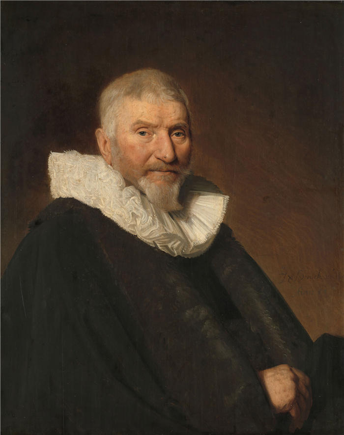 约翰尼斯·科尼利斯·韦斯普朗克（Johannes Cornelisz Verspronck，荷兰） 作品-约翰·范·肖特博施（约 1564-1654 年）。哈勒姆市议员和市议员（1647 年）