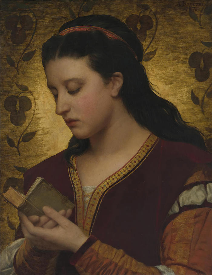 阿提利奥·巴卡尼（Attilio Baccani）作品-读书的女士（1876）