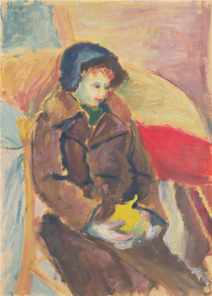 扬·诺瓦克（Ján Novák）作品-坐着的男孩