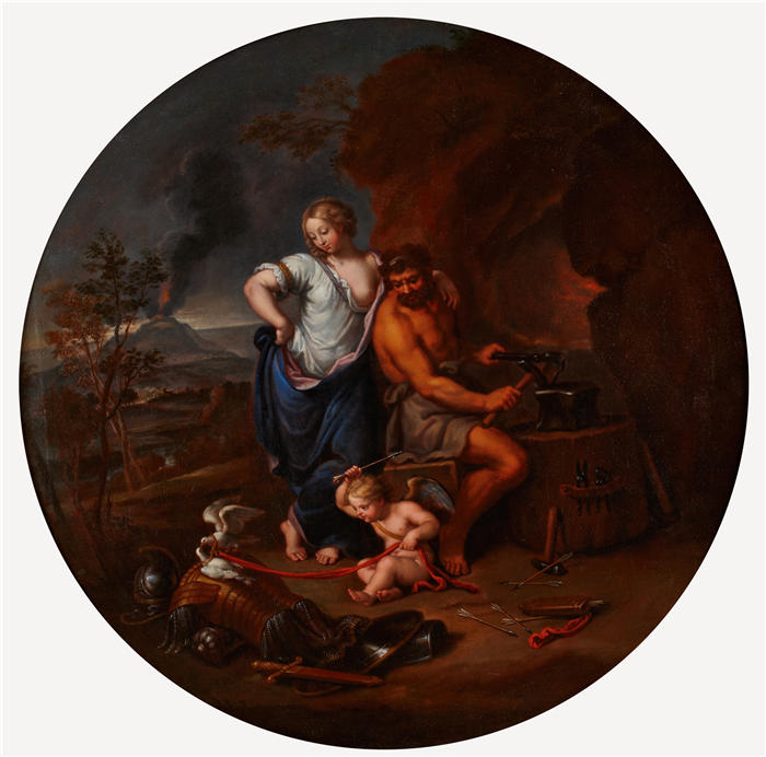 皮埃尔·米格纳德(Pierre Mignard5)作品-金星和火神(17世纪)