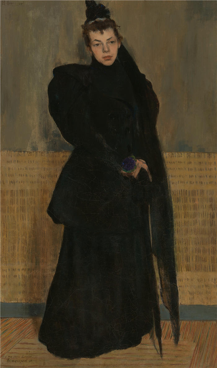 亨利·埃文尼波尔（Henri Evenepoel）作品-《悲伤中的路易丝》（1894）