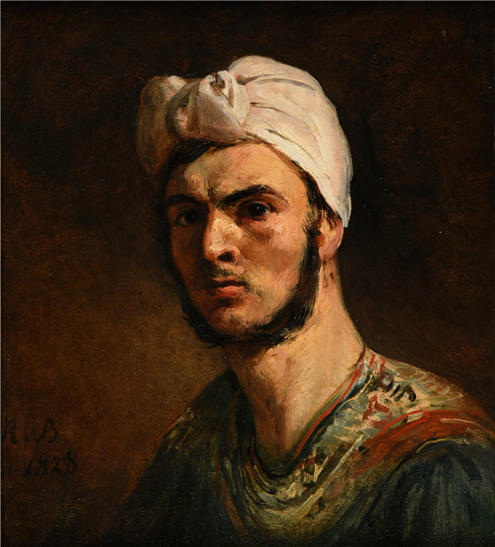 雅克·雷蒙德·布拉斯卡萨特（Jacques-Raymond Brascassat）作品-卡拉布里亚肖像（1828）