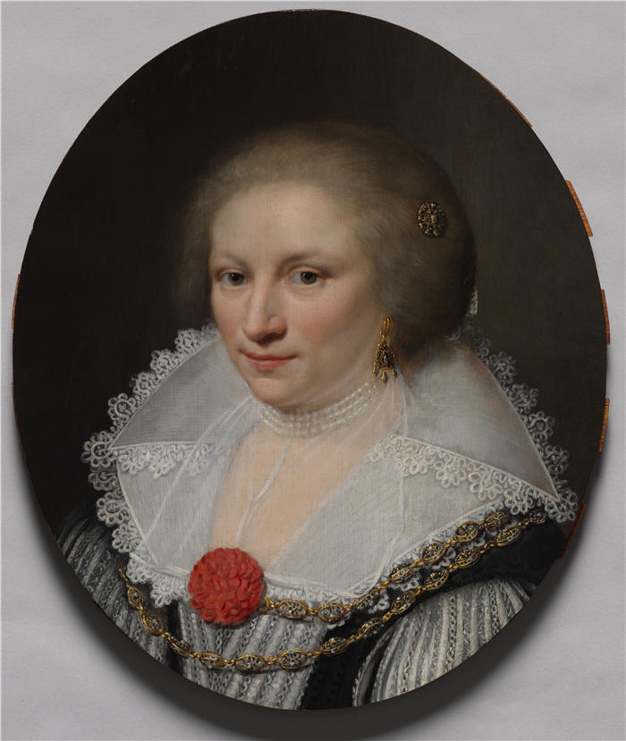 扬·安托尼斯·范·拉韦斯特因（Jan Anthonisz van Ravesteyn）作品-《女人的肖像》（16世纪20年代）