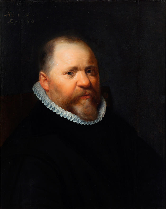 扬·安托尼斯·范·拉韦斯特因（Jan Anthonisz van Ravesteyn）作品-一个人的肖像（1608）