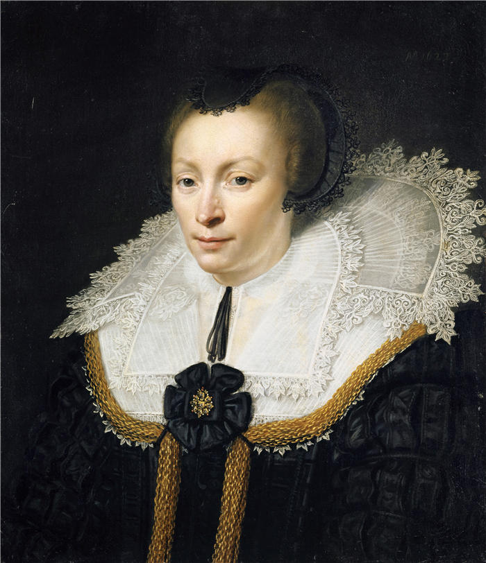 扬·安托尼斯·范·拉韦斯特因（Jan Anthonisz van Ravesteyn）作品-《女士半身像》（1622）