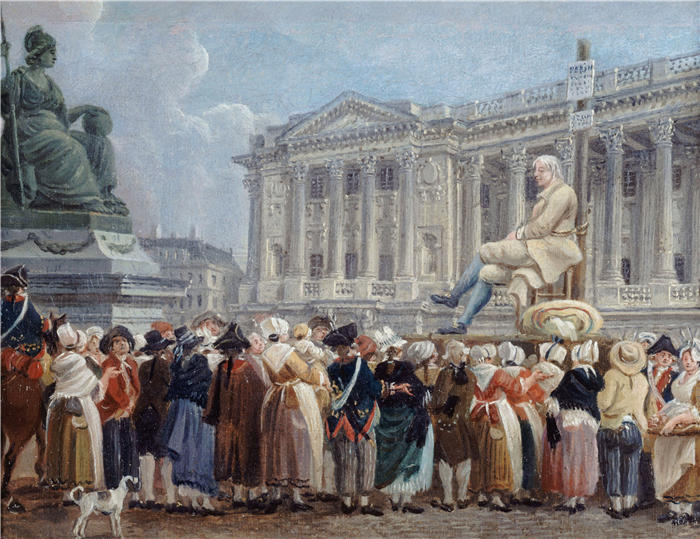 皮埃尔·安托万·德马基（Pierre-Antoine Demachy，法国）作品-皮埃尔·尼古拉·佩林博物馆（1793年） 