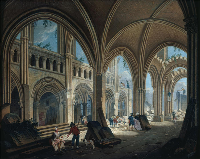 皮埃尔·安托万·德马基（Pierre-Antoine Demachy，法国）作品-圣吉恩·恩·格里夫（1800） 