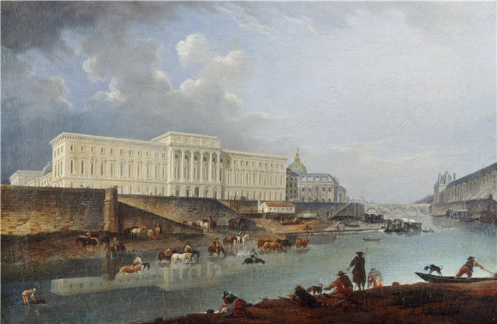 皮埃尔·安托万·德马基（Pierre-Antoine Demachy，法国）作品-拉蒙奈洛特尔（1777年） 
