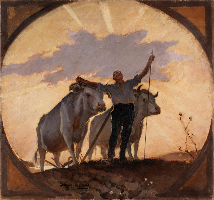 乔治·伯特兰（Georges Bertrand）作品-太阳下的地球赞美诗（1893）