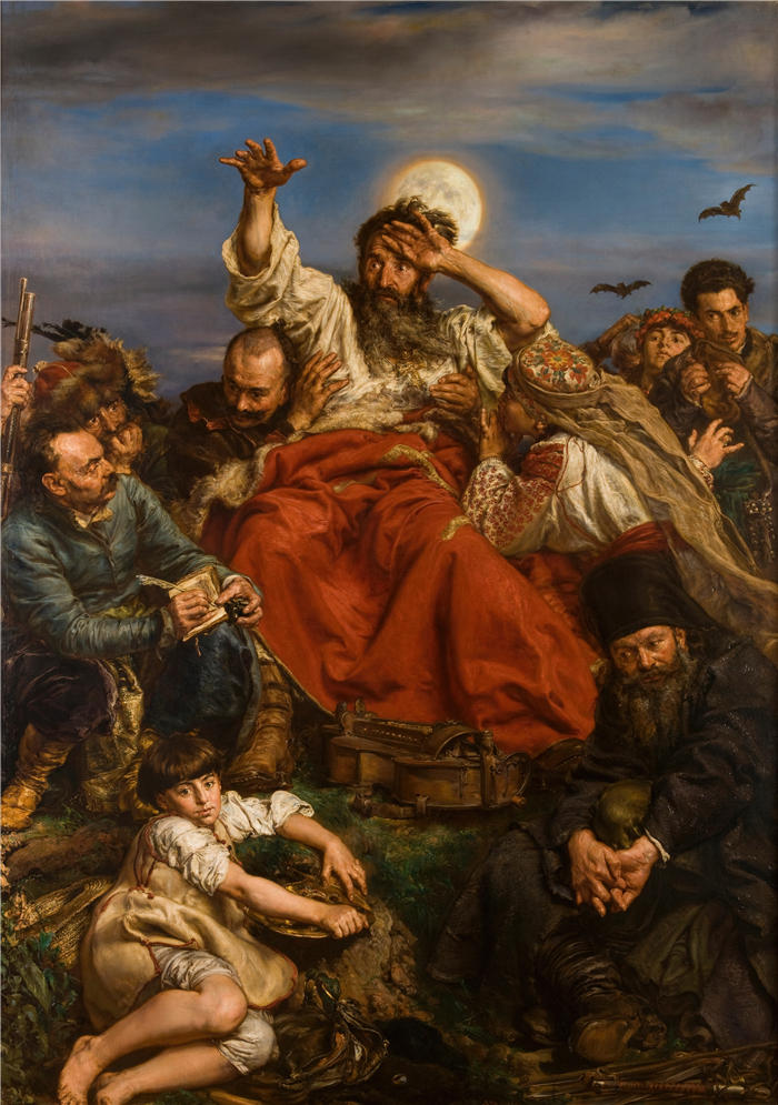 扬·马特耶科（Jan Matejko,波兰画家）作品-韦恩霍拉（1884）