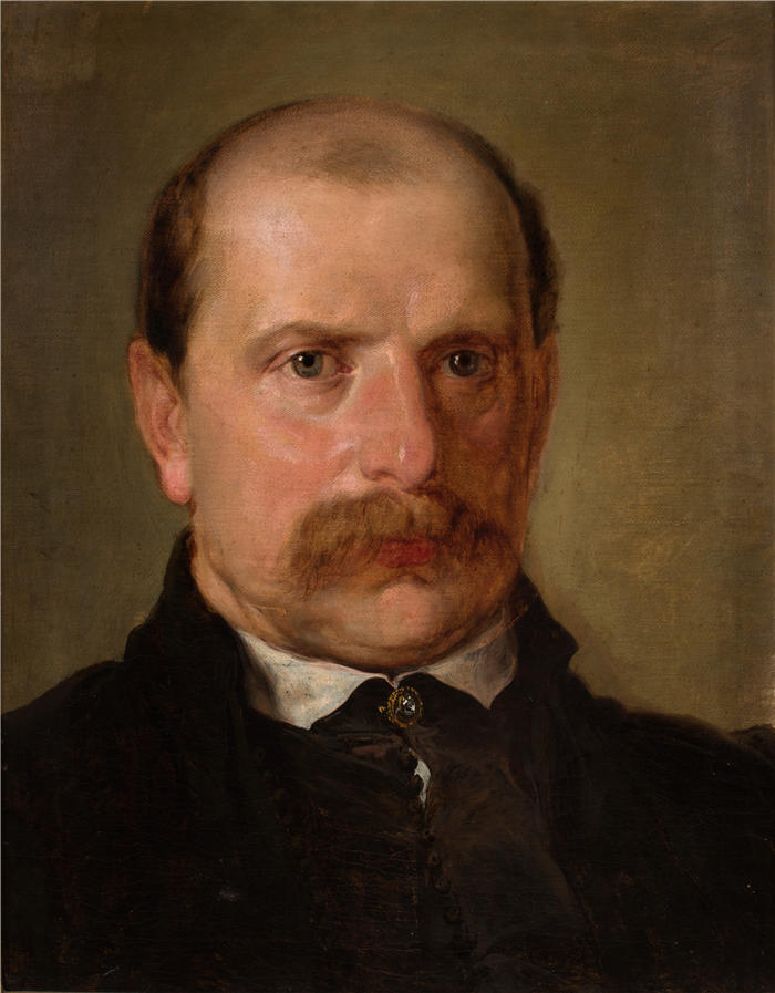 扬·马特耶科(Jan Matejko,波兰画家)作品-卡齐米耶兹·斯坦基维奇肖像(1857)