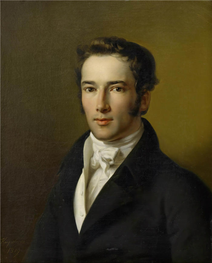 利奥波德·库佩尔维瑟(Leopold Kupelwieser) 作品-弗朗茨·冯·布鲁希曼(1819)