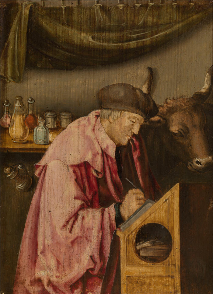 卢卡斯·范·莱登（Lucas van Leyden）作品-圣卢克（约1518年）