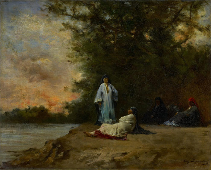 尤金·弗罗门廷（Eugène Fromentin，法国画家）上埃及，追忆（1872年）
