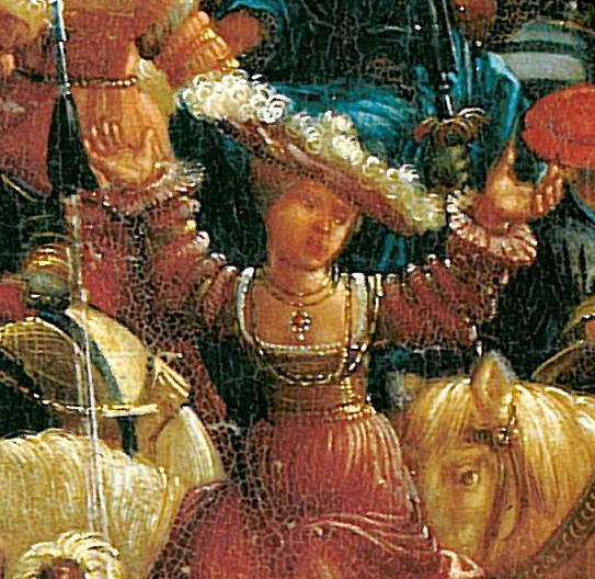 阿尔布雷希特·<a href=https://www.kuhw.com/e/tags/?tagname=%E9%98%BF%E5%B0%94%E5%B8%83%E9%9B%B7%E5%B8%8C%E7%89%B9%C2%B7%E9%98%BF%E5%B0%94%E7%89%B9%E5%A4%9A%E5%A4%AB target=_blank class=infotextkey>阿尔特多夫</a>(Albrecht Altdorfer)作品-伊苏斯之战（碎片）