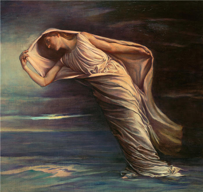 约翰·拉法格（John La Farge，美国）作品-《黎明》（1899）