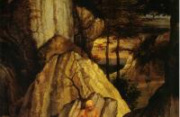 洛伦佐·洛托(Lorenzo Lotto)作品-圣·杰罗姆在沙漠中沉思
