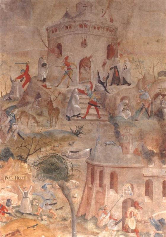 格·拉特吉(Jerg Ratgeb)作品欣赏-卡梅尔的殉难