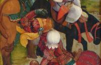 格·拉特吉（Jerg Ratgeb）作品欣赏-芭芭拉祭坛（施瓦根），详图