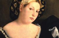 帕尔玛·韦基奥（Palma Vecchio）高清作品-一个女人的肖像