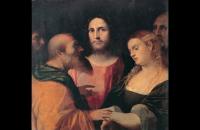 帕尔玛·韦基奥（Palma Vecchio）高清作品-基督与奸女