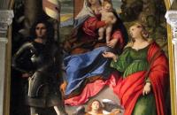 帕尔玛·韦基奥（Palma Vecchio）高清作品-麦当娜在特洛诺·桑蒂