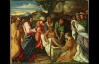 帕尔玛·韦基奥（Palma Vecchio）高清作品-拉撒路的复活