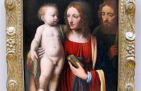 贝纳迪诺·路易尼 （Bernardino Luini）作品欣赏-神圣家族
