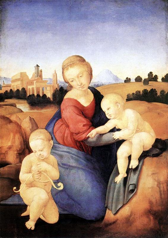 <a href=https://www.kuhw.com/e/tags/?tagid=1258 target=_blank class=infotextkey>拉斐尔</a>(Raphael,意大利画家)作品-埃斯特哈齐麦当娜