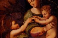 拉斐尔（Raphael，意大利画家）作品-玫瑰圣母