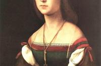 拉斐尔（Raphael，意大利画家）作品-一个女人的肖像（拉穆塔）