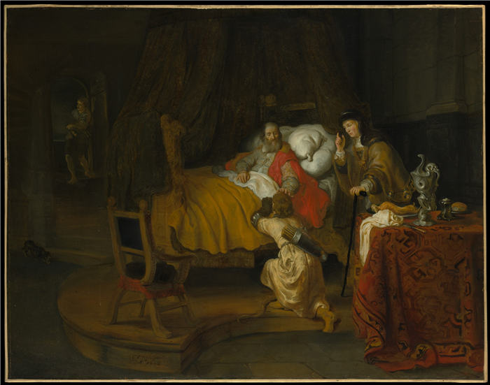 赫布兰德·范德·埃克豪特(Gerbrand van den Eeckhout)(荷兰)-以撒祝福雅各 1642