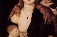 汉斯·鲍登（Hans Baldung）作品欣赏-处女和儿童