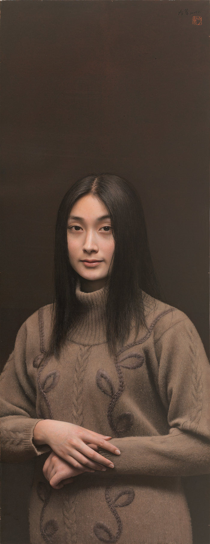 冷军 《蒙娜丽莎》油画高清作品