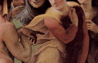 多梅尼科.贝卡富米(Domenico Beccafumi)作品-Postumius tiburzius tötet seinen sohn （detail）