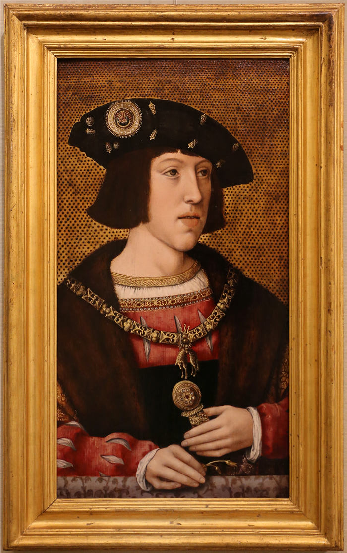 伯纳德·范·奥利（Bernard van Orley，比利时）作品-查理五世画像